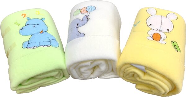 cobertores de bebe paquete 3 piezas