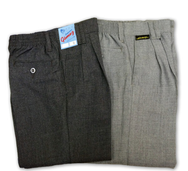 Pantalon Casimir polilana gris uniforme escolar