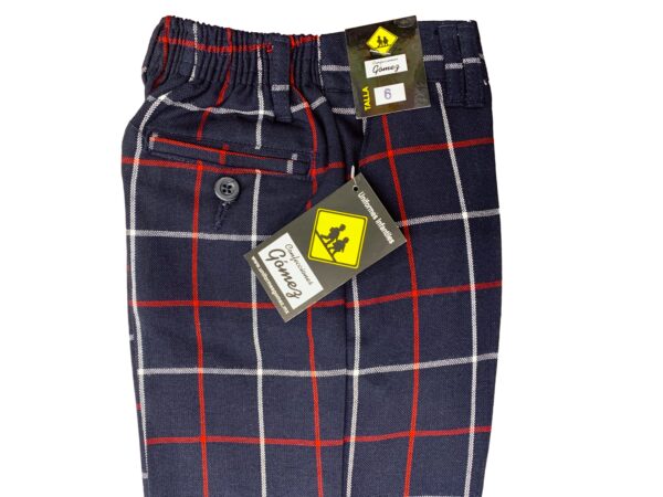 Pantalon escolar cuadros escocés gomez A004